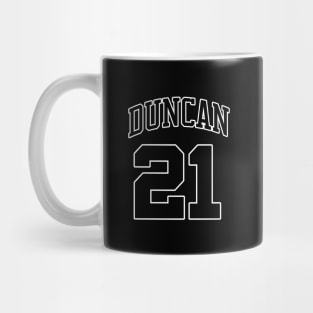 Tim Duncan Number 21 Mug